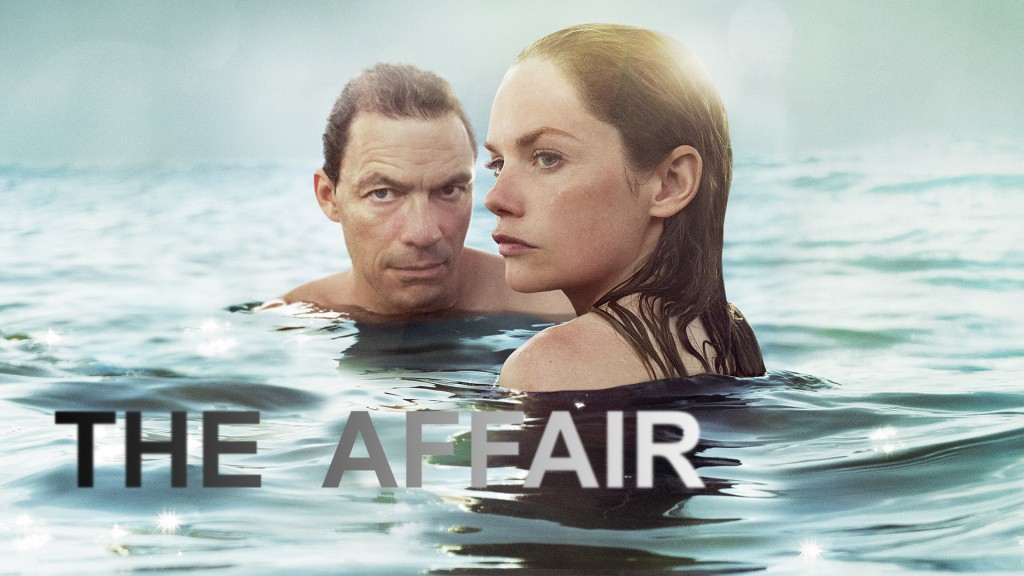 THE AFFAIR – Season 1 – Pictured (L-R): Dominic West as Noah and Ruth Wilson as Alison – Photo Credit: © 2014 Steven Lippman/Showtime. The series premieres Sunday, October 12 at 10:00 PM ET/PT.