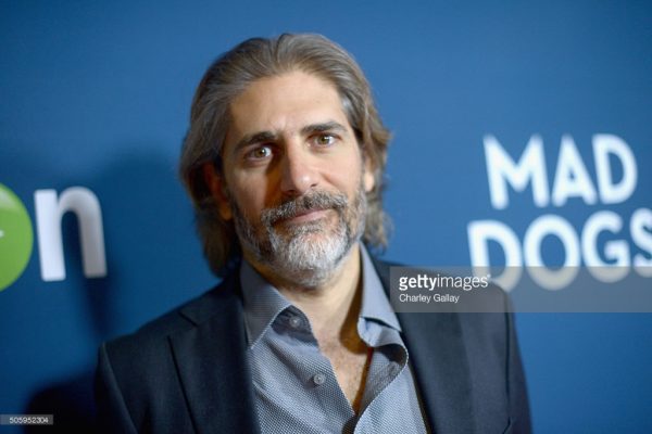 attends the red carpet premiere screening of Amazon original series "Mad Dogs" at Pacific Design Center on January 20, 2016 in West Hollywood, California.